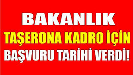 Taşerona Kadro Başvuruları Ne Zaman Başlayacak?