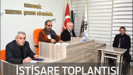 BALYA'DA İSTİŞARE TOPLANTISI YAPILDI
