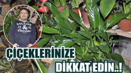 ÇİÇEKLERİNİZE DİKKAT EDİN..!