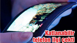 Katlanabilir telefon ilgi çekti