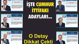 İŞTE CUMHUR İTTİFAKI ADAYLARI...