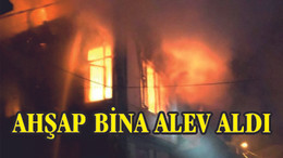 Marmara'da Ahşap Bina Yandı
