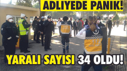 ADLİYE GİRİŞ ÇIKIŞLARA KAPATILDI