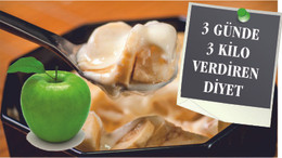 3 GÜNDE 3 KİLO VERDİREN DİYET