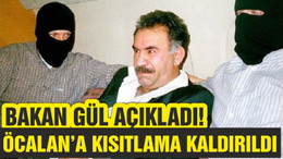 BAKAN AÇIKLADI! ÖCALAN'A KISITLAMA KALDIRILDI
