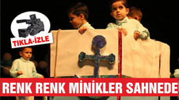 RENK RENK ÇOCUKLARDAN EŞSİZ GÖSTERİ