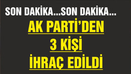 AK PARTİ BALIKESİR TEŞKİLATI'NDA İHRAÇ ŞOKU