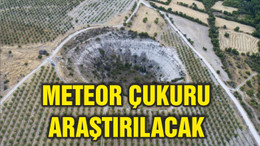 Meteor düştüğüne inanılan çukur araştırılacak