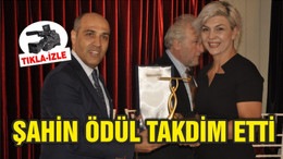 BGYC ÖDÜL TÖRENİNDE ŞAHİN ÖDÜL TAKDİM ETTİ