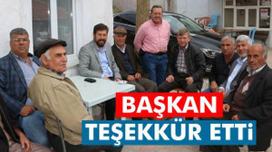 Başkan Teşekkür Etti