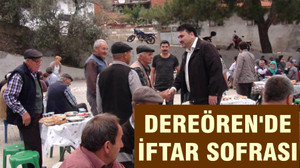 DEREÖREN’DE İFTAR SOFRASI