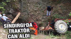 SINDIRGI’DA TRAKTÖR CAN ALDI