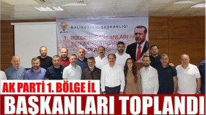 AK Parti 1. Bölge İl Başkanları Toplandı