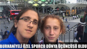 Burhaniyeli özel sporcu Dünya üçüncüsü oldu
