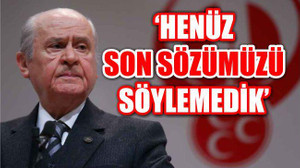 Bahçeli: 'Devletle Sırt Sırta Vererek Mücadelemizi Sürdüreceğiz'