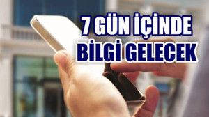 Cep ve net kesilmeden 7 gün önce bilgi gelecek