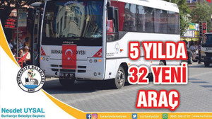 5 YILDA 32 YENİ ARAÇ BURHANİYE BELEDİYESİ ARAÇ FİLOSUNA EKLENDİ