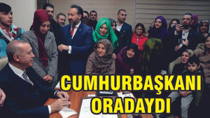 CUMHURBAŞKANI BALIKESİR'DE VATANDAŞLARLA ÇAY İÇTİ