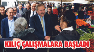 Kılıç çalışmalarını sürdürüyor