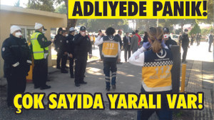 ADLİYE'DEN İLK GÖRÜNTÜLER GELDİ34 YARALI VAR!!