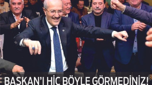 BAŞKANI HİÇ BÖYLE GÖRMEDİNİZ