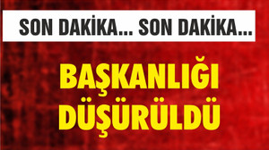 O BELEDİYE BAŞKANININ BAŞKANLIĞI DÜŞÜRÜLDÜ