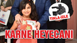 ÖĞRENCİLERİN KARNE HEYECANI