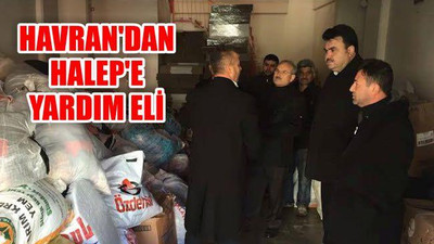 Havran'dan Halep'e yardım eli