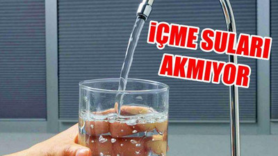 İçme Suları Akmıyor