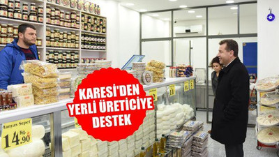 Karesi'den yerli üreticiye destek