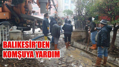 Balıkesir'den Komşuya Yardım