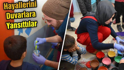 Hayallerini Duvarlara Yansıttılar