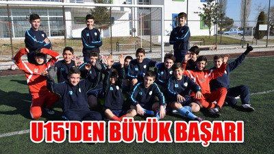 U15'den Büyük Başarı