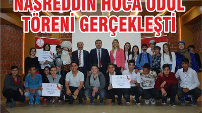 NASREDDİN HOCA FIKRALARI ÖDÜL TÖRENİ GERÇEKLEŞTİ