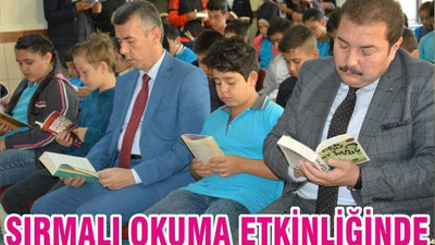 SIRMALI OKUMA ETKİNLİĞİNDE