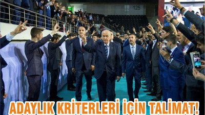 ADAYLIK KRİTERLERİ İÇİN TALİMAT!