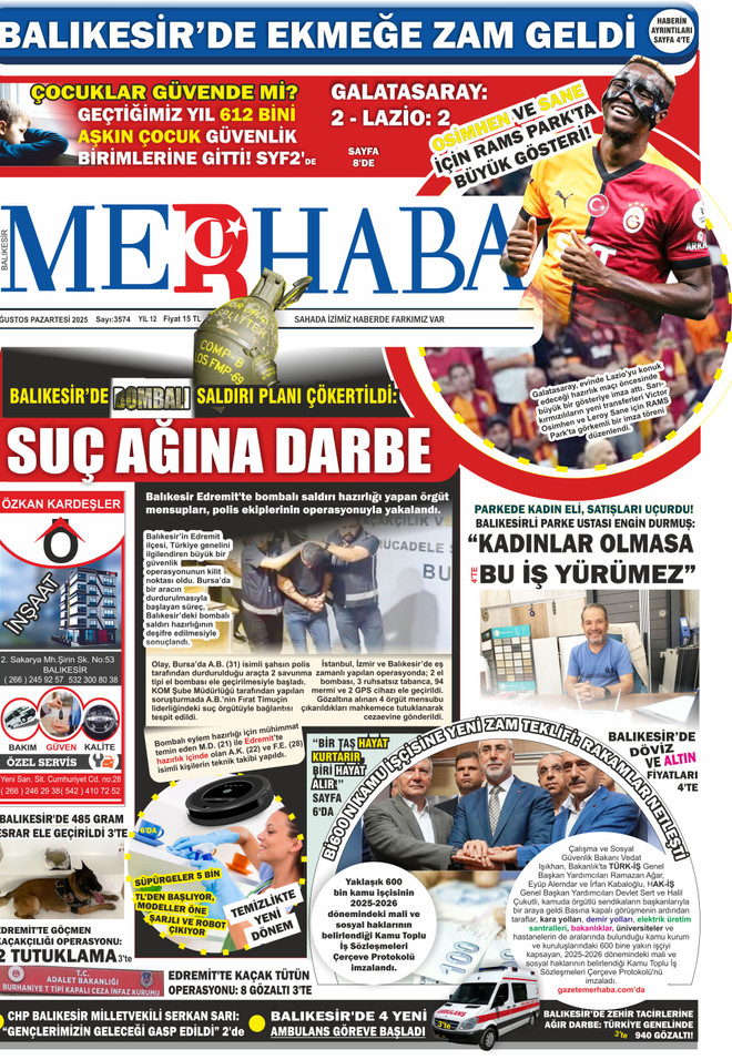 4 AĞUSTOS 2025
