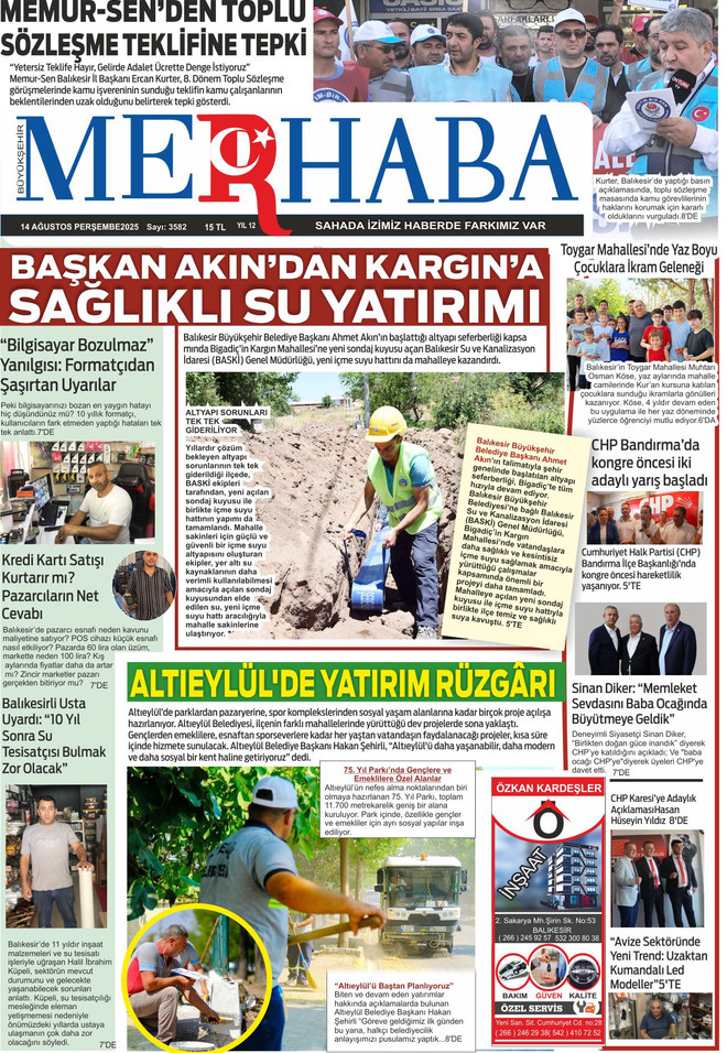14 AĞUSTOS 2025