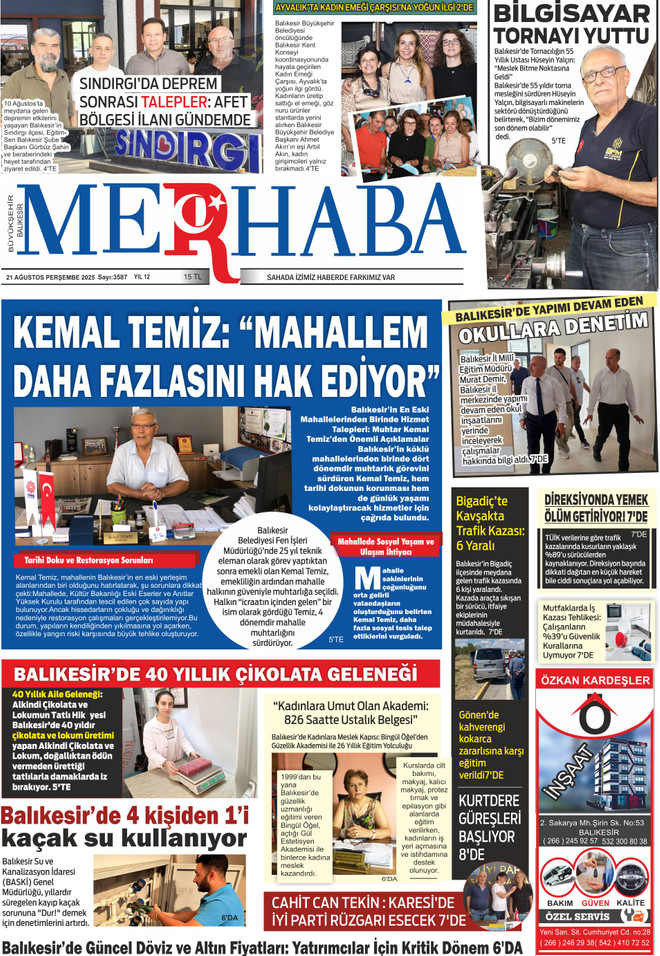 21 AĞUSTOS 2025