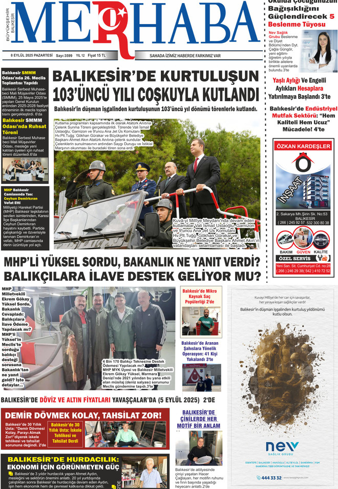 8 EYL&Uuml;L 2025