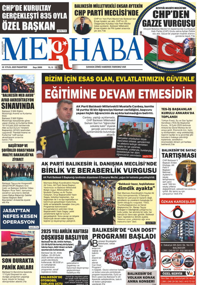 22 EYL&Uuml;L 2025