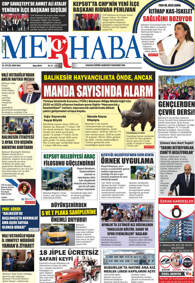 23 Eyl&uuml;l 2025