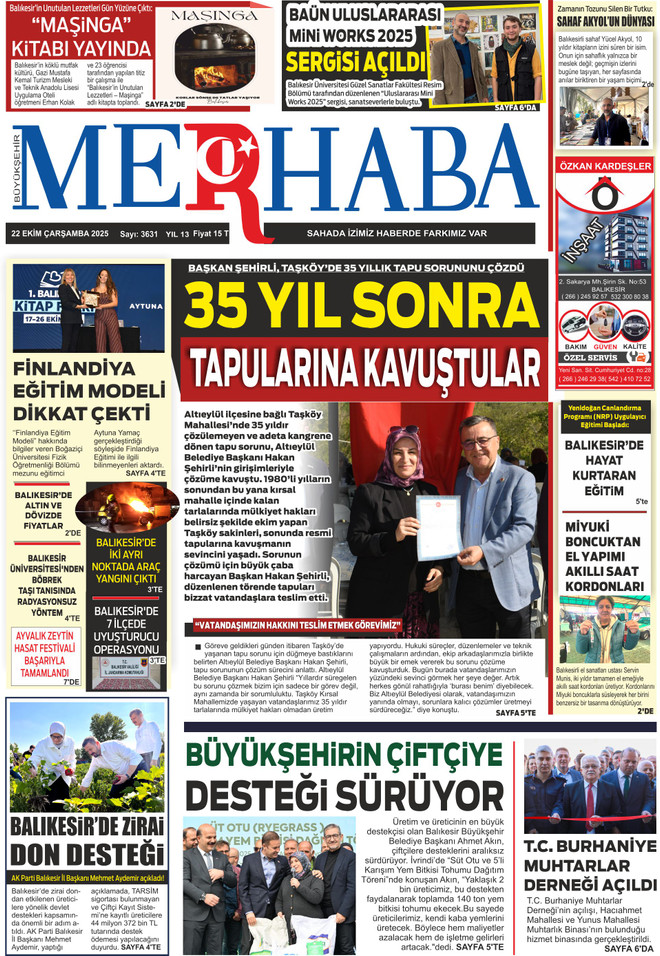23 EKİM 2025