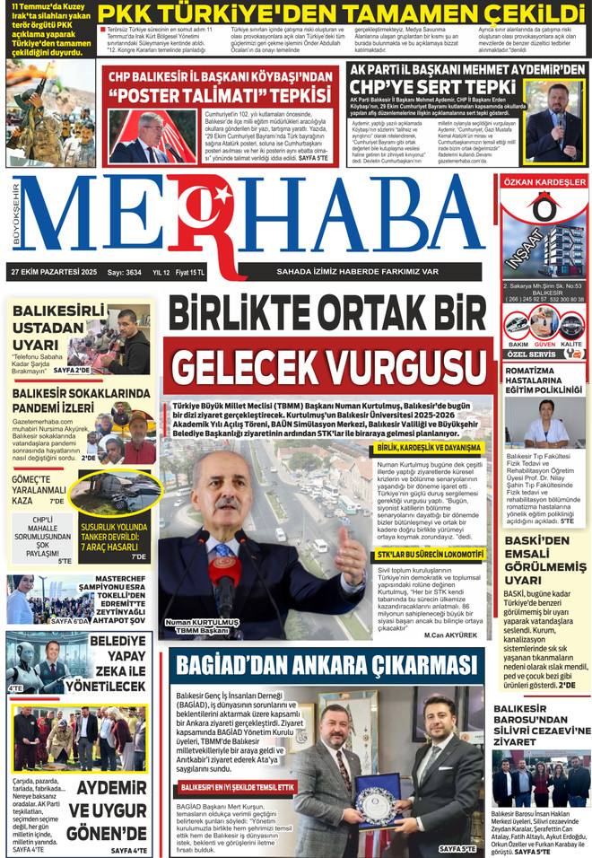 27 EKİM 2025