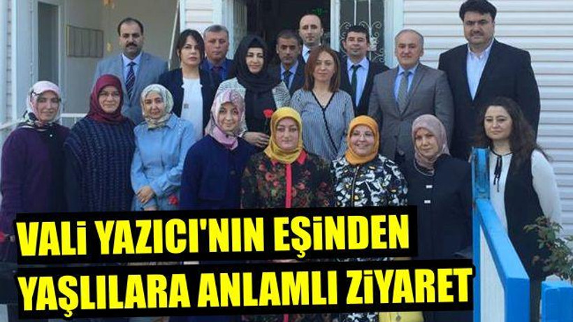 Vali Yazıcı'nın Eşinden Yaşlılara Anlamlı Ziyaret
