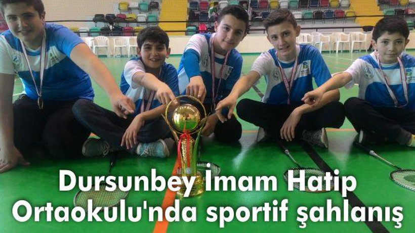 Dursunbey İmam Hatip Ortaokulu’nda sportif şahlanış