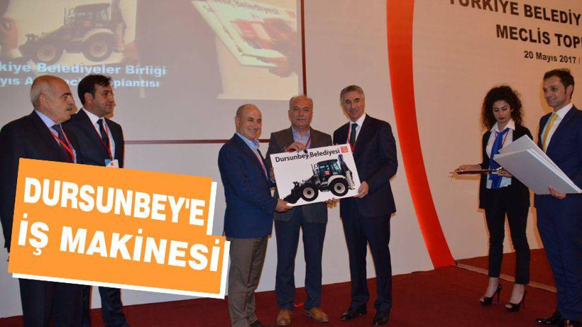 DURSUNBEY’E İŞ MAKİNESİ