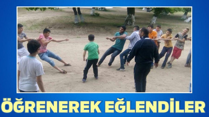 ÖĞRENEREK EĞLENDİLER