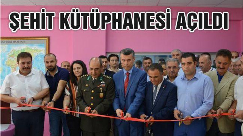 Şehit Kütüphanesi açıldı