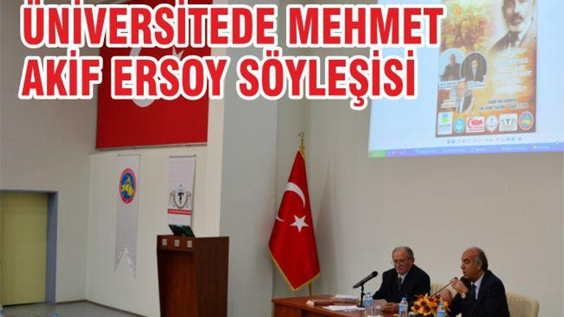 BAUN’DA “MEHMET AKİF ERSOY” SÖYLEŞİSİ